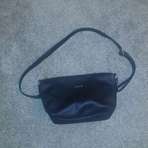 Bebe black faux leather shoulder bag